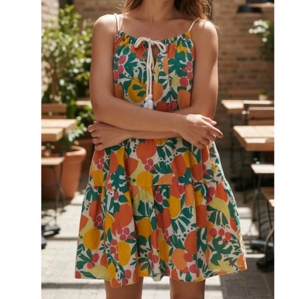 J.Crew Fruit 100% Cotton Coverup